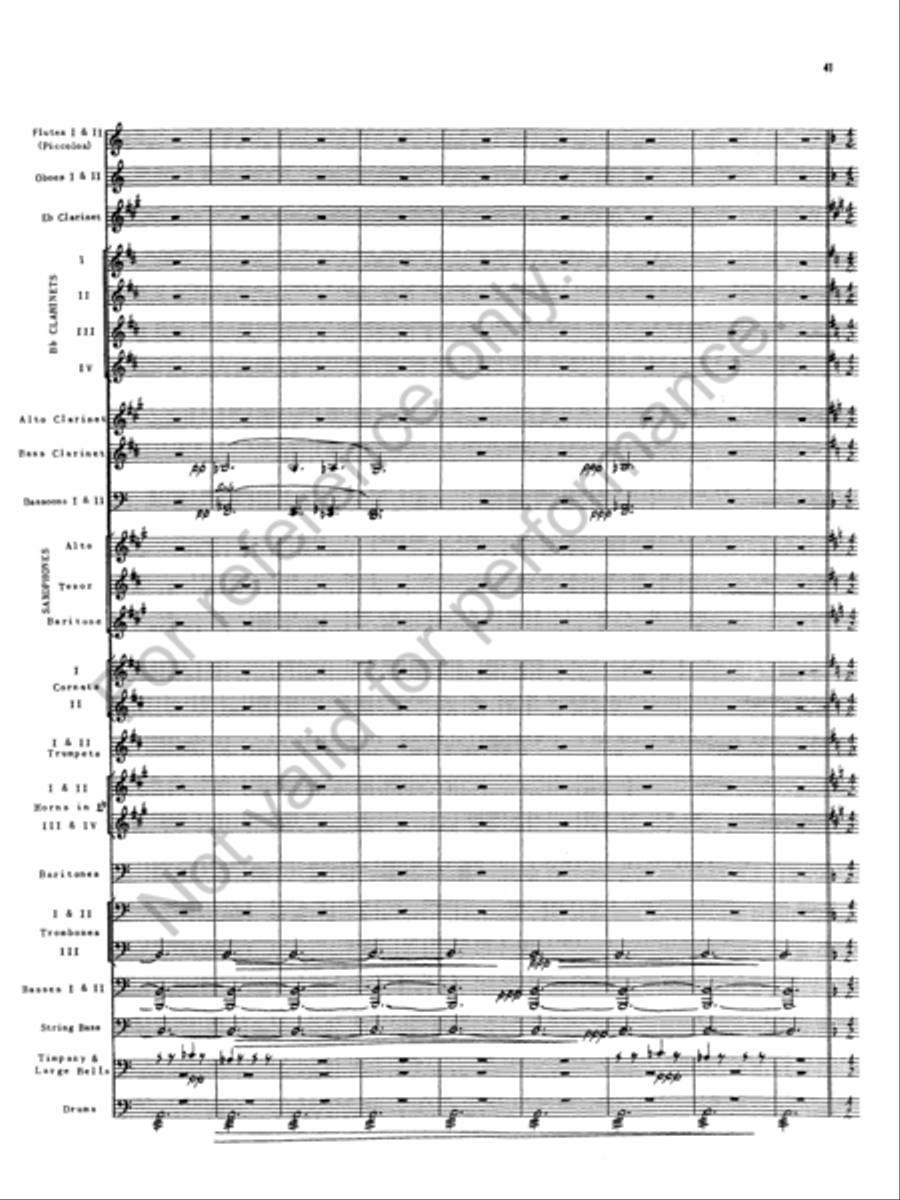 The Golden Legend Concert Band scores gallery preview page 38