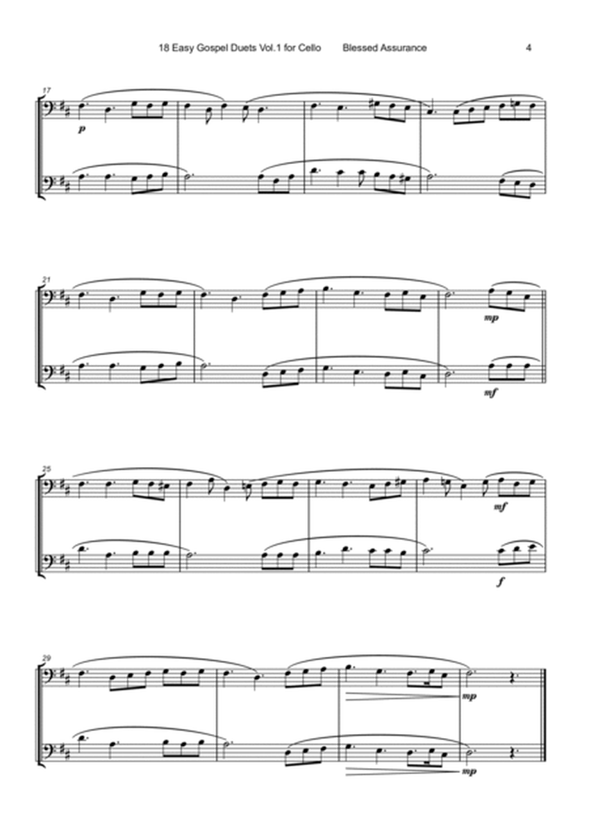 18 Easy Gospel Duets Vol.1 for Cello