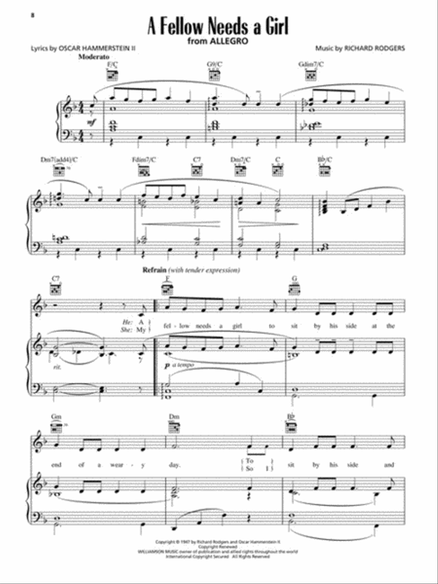 The Rodgers & Hammerstein Collection Piano, Vocal, Guitar scores gallery preview page 4