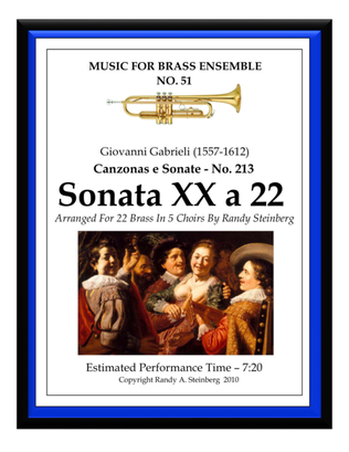 Sonata XX a 22 - No. 213