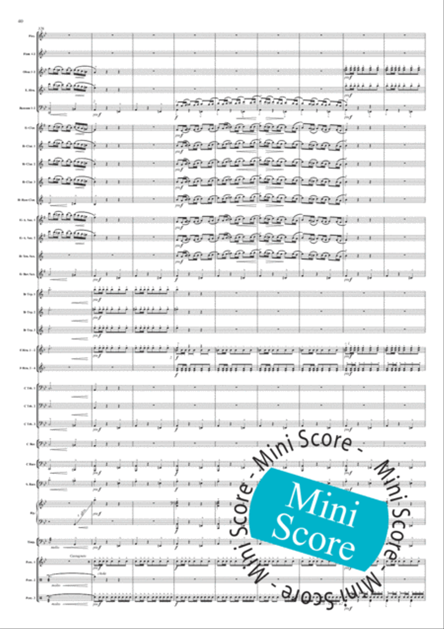 Songs of Liberation Concert Band scores gallery preview page 44