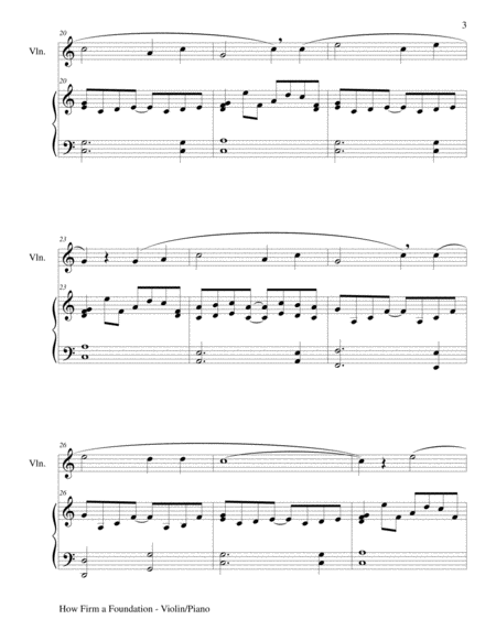 3 HYMNS OF ASSURANCE (for Violin and Piano with Score/Parts) image number null