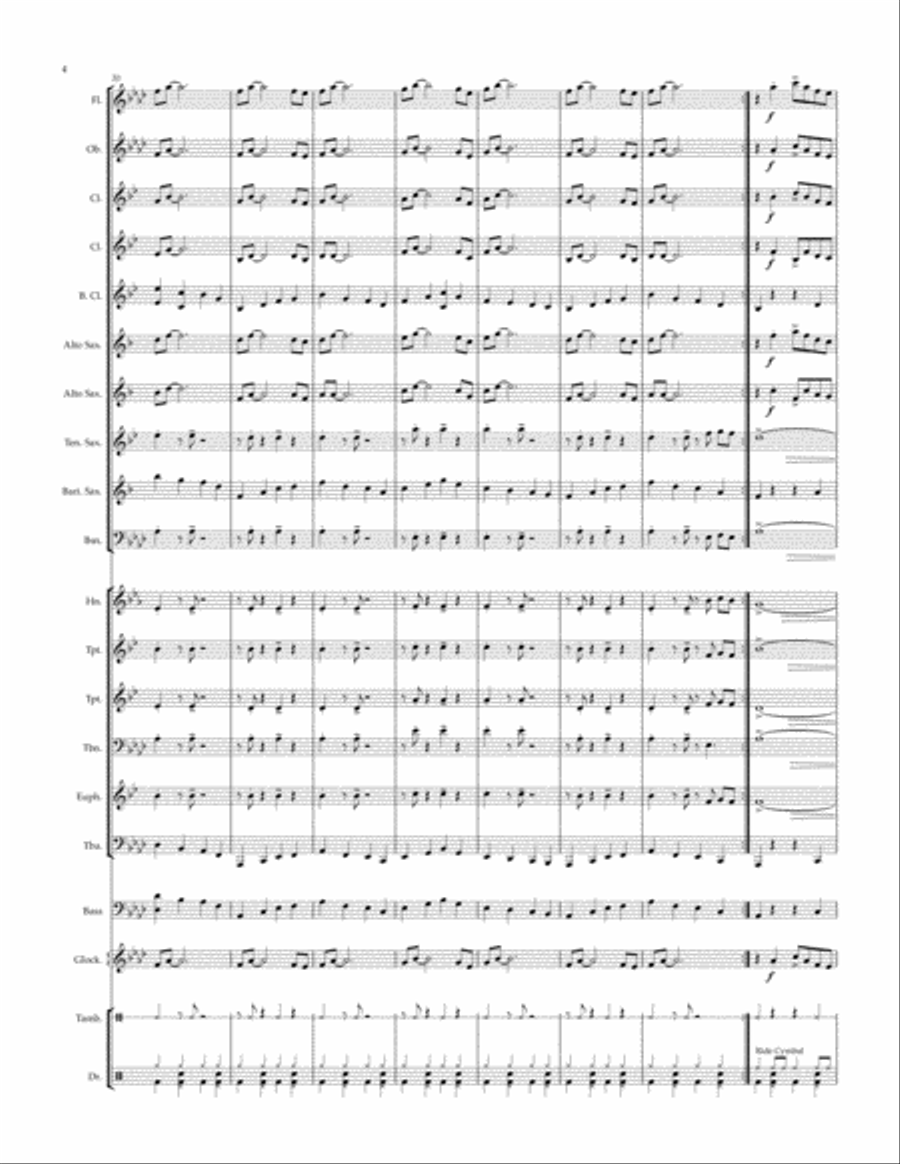 Street Talk Street Talk Concert Band scores gallery preview page 4