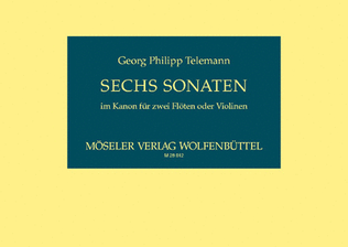Book cover for 6 Sonaten im Kanon