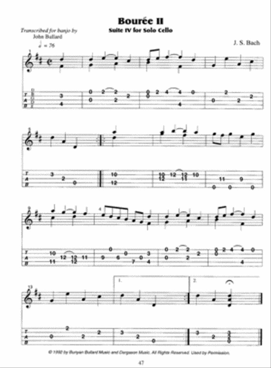 Bach for the Banjo 5-String Banjo scores gallery preview page 3