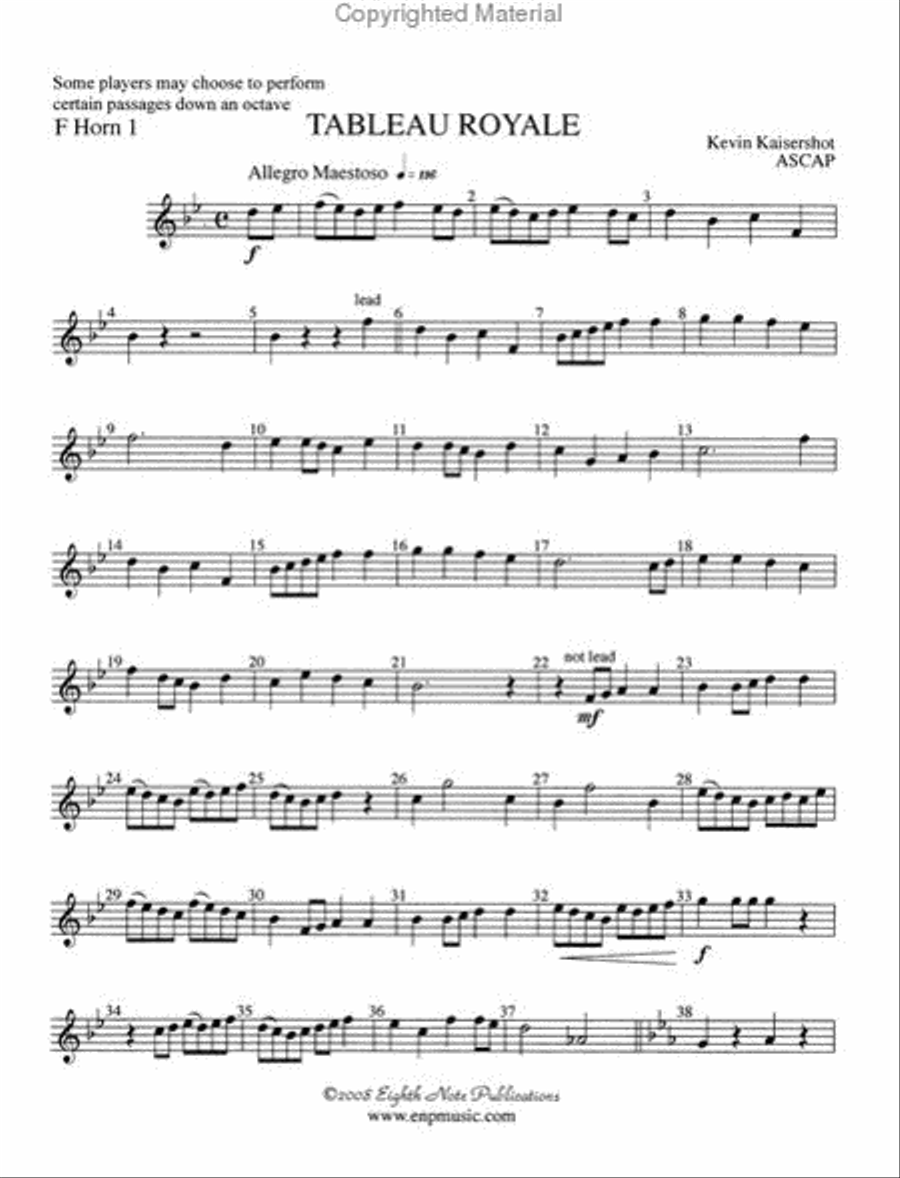 Tableau Royale Small Ensemble scores gallery preview page 4