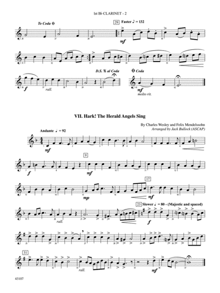 Happy Holidays---Vol. 2: 1st B-flat Clarinet