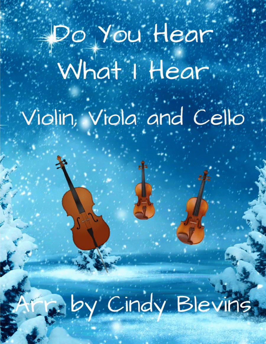 Do You Hear What I Hear String Trio scores gallery preview page 1