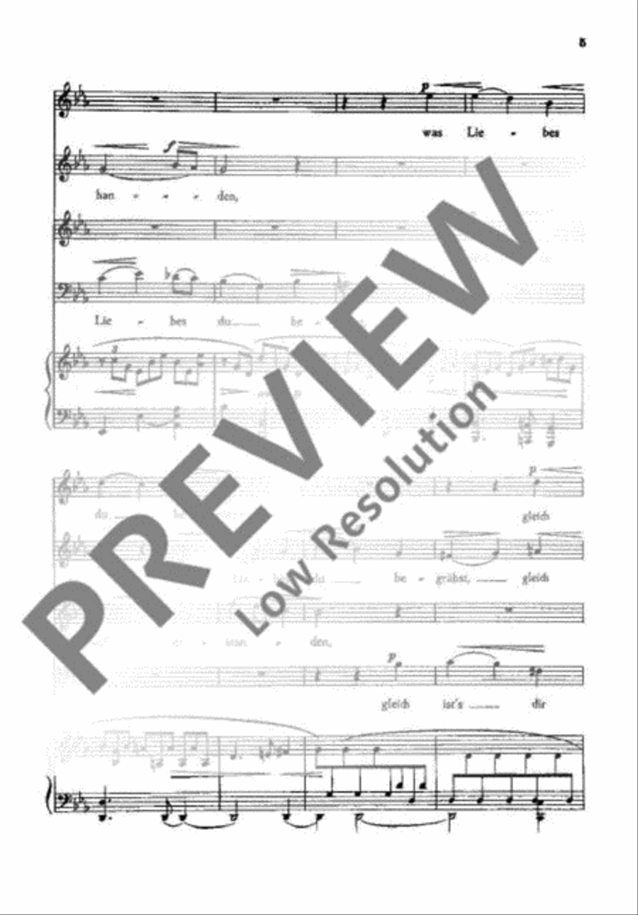Drei Chöre 4-Part scores gallery preview page 8