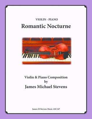 Book cover for Romantic Nocturne - Solo Violin and Piano