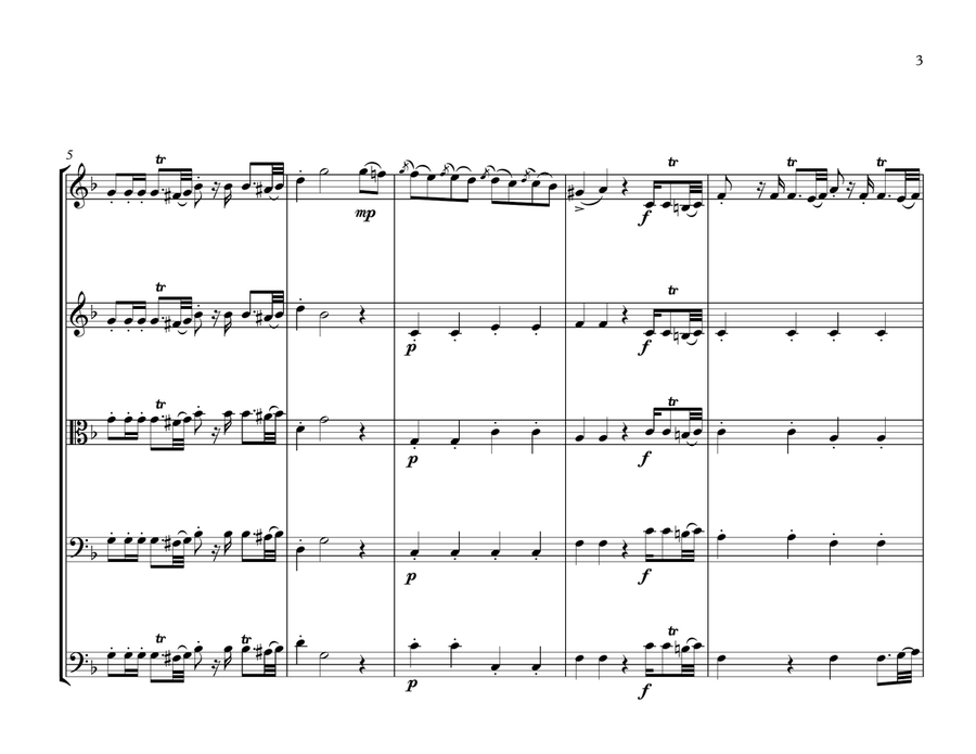 Brazilian National Anthem for String Orchestra (MFAO World National Anthem Series) String Quartet scores gallery preview page 3