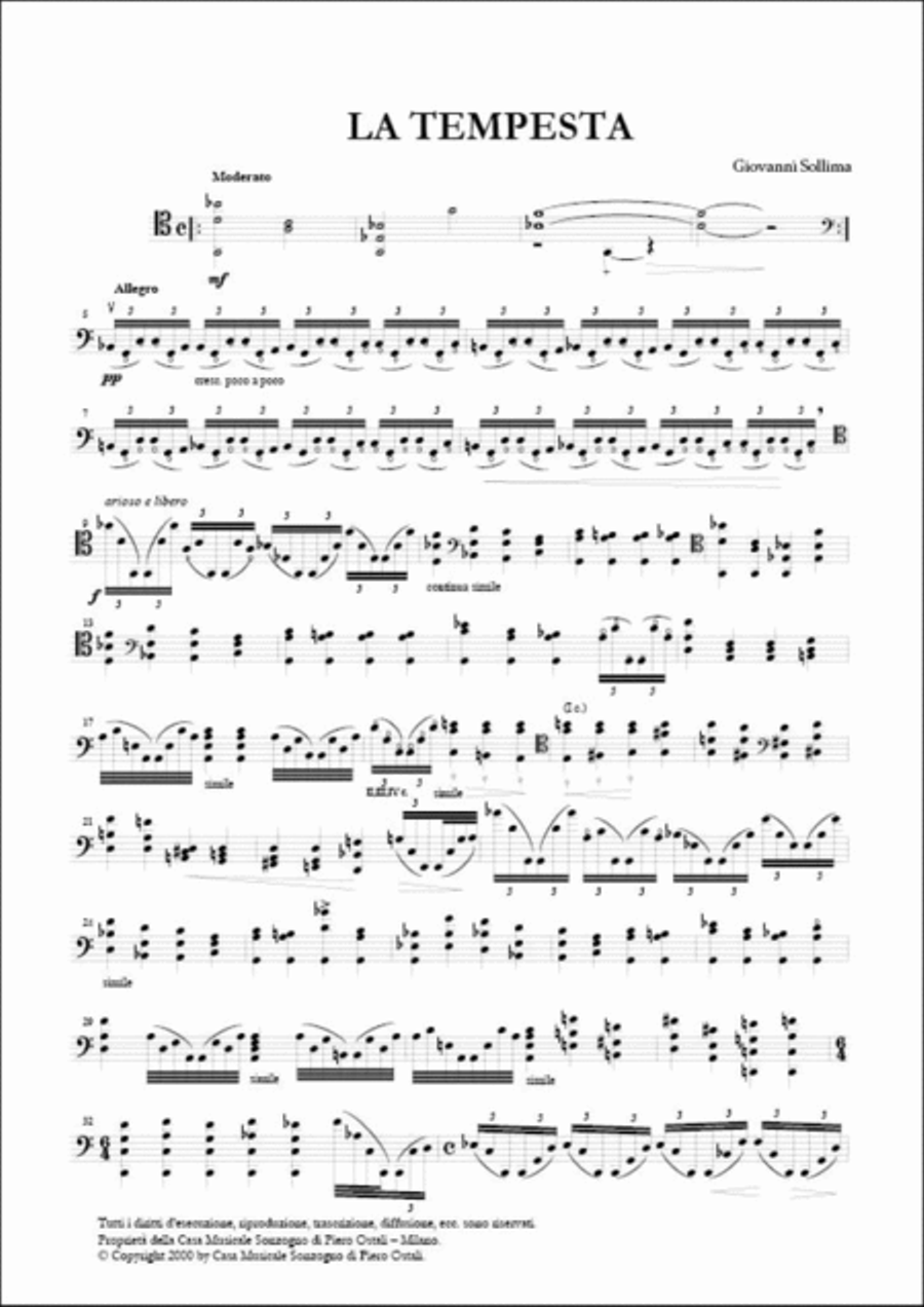 La Tempesta La Tempesta Piano Accompaniment scores gallery preview page 2