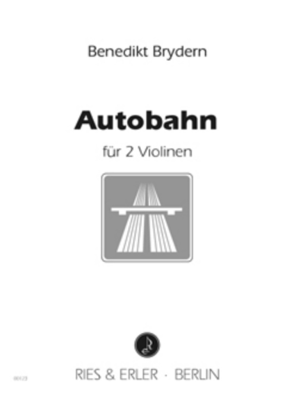 Autobahn by Benedikt Brydern Violin - Sheet Music
