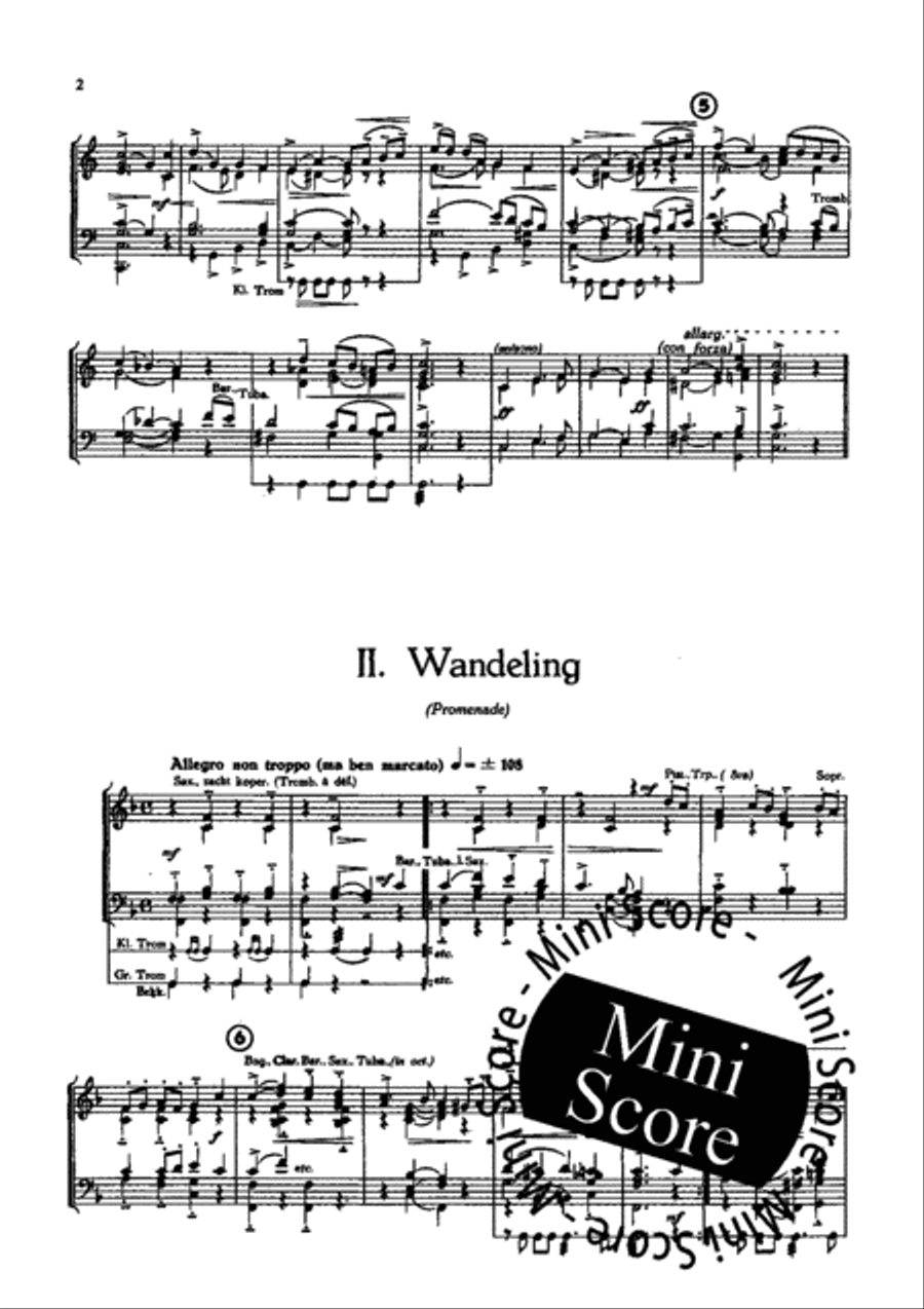 Zomerland Concert Band scores gallery preview page 4