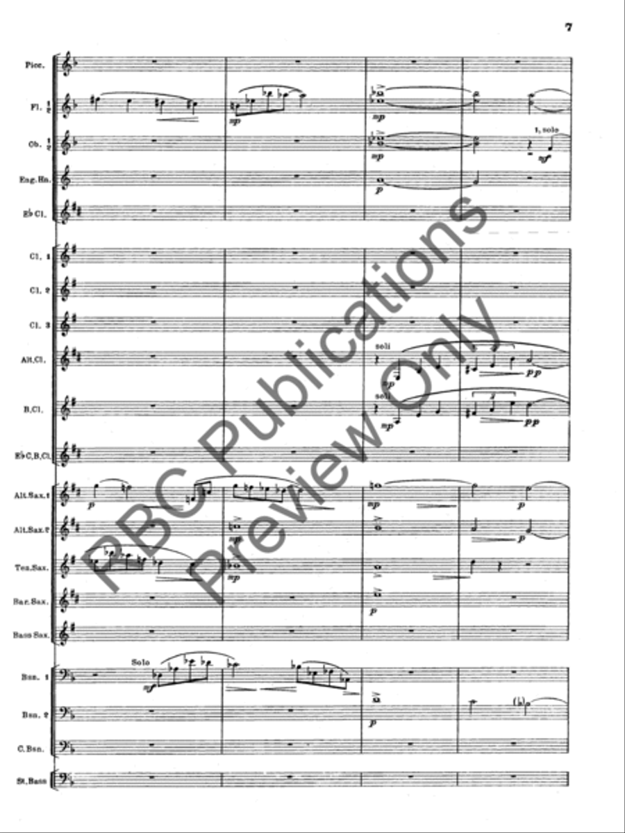 Overture For Woodwinds Overture For Woodwinds Score scores gallery preview page 10