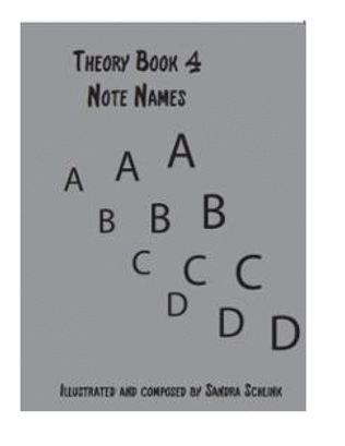 Theory book 4 Note Names