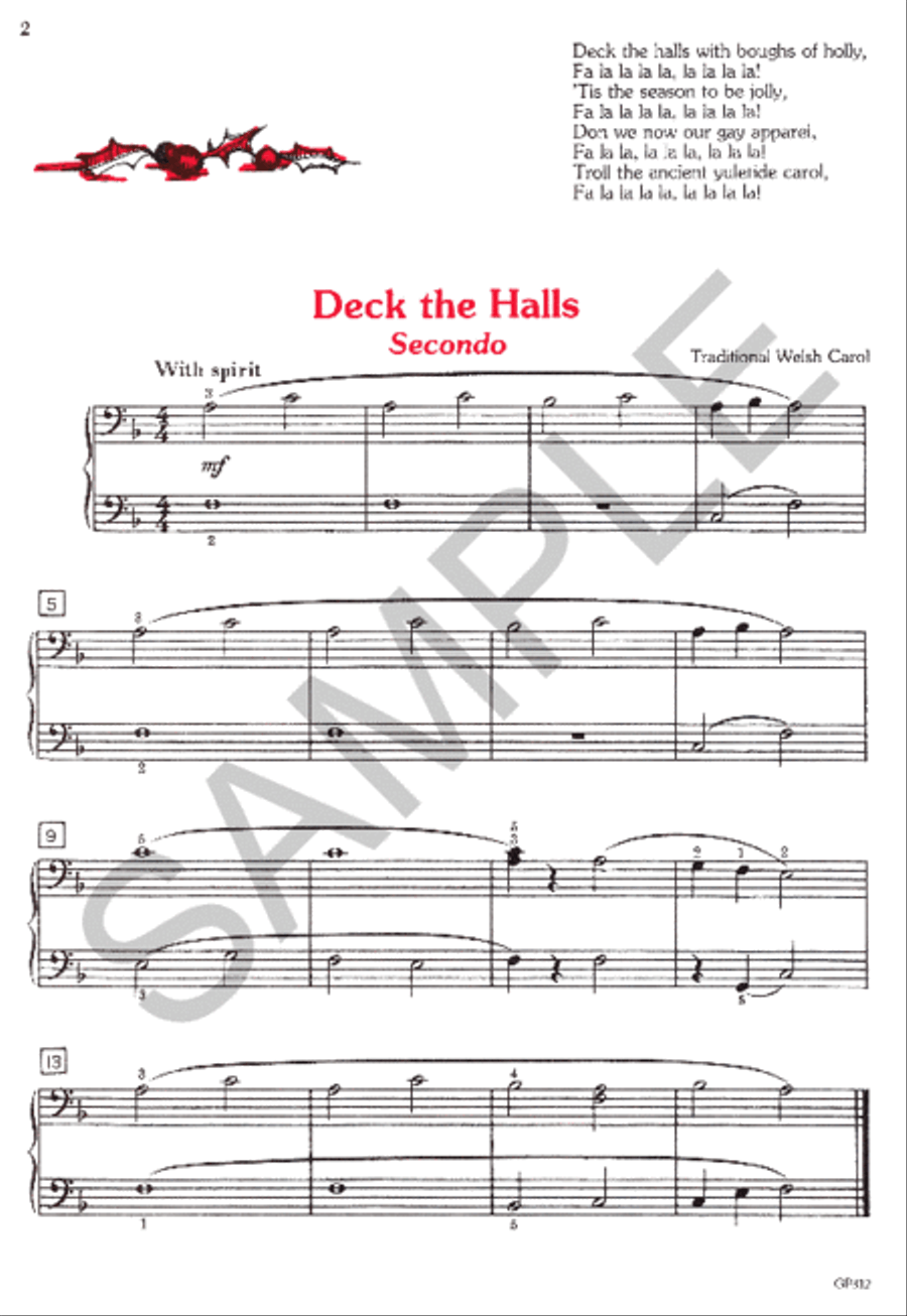 Christmas Duets, Level 2 Piano Method scores gallery preview page 2