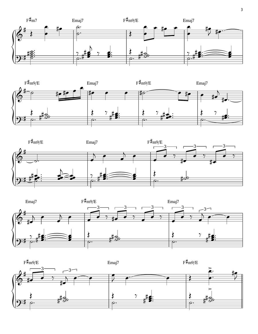My Favorite Things [Jazz version] (from The Sound Of Music) (arr. Brent Edstrom) Piano Solo scores gallery preview page 3