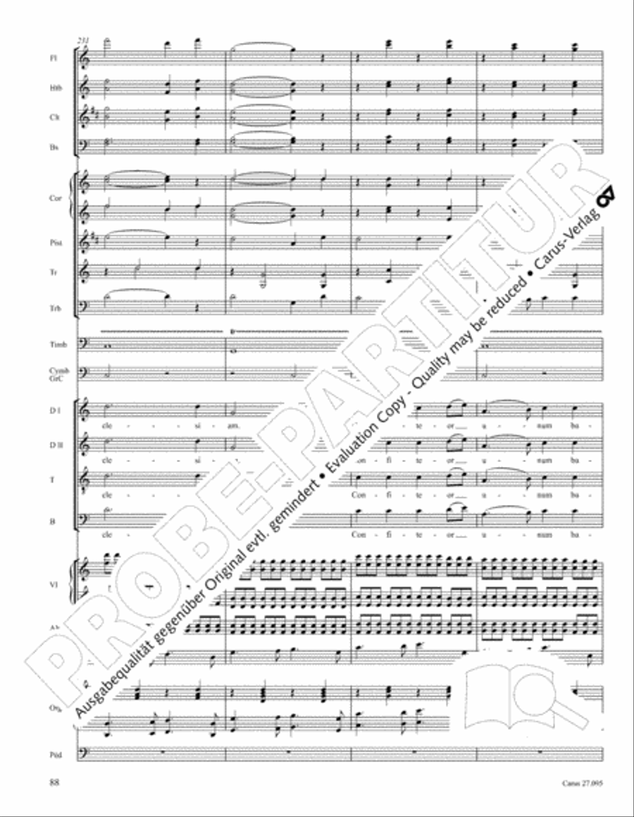 Messe solennelle de sainte Cecile STB scores gallery preview page 101