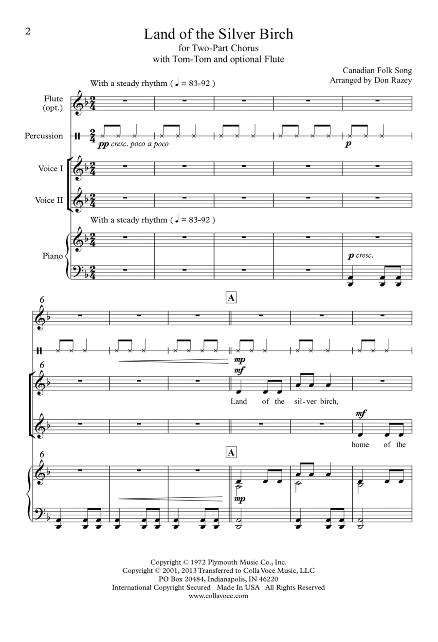 Land Of The Silver Birch TB scores gallery preview page 1