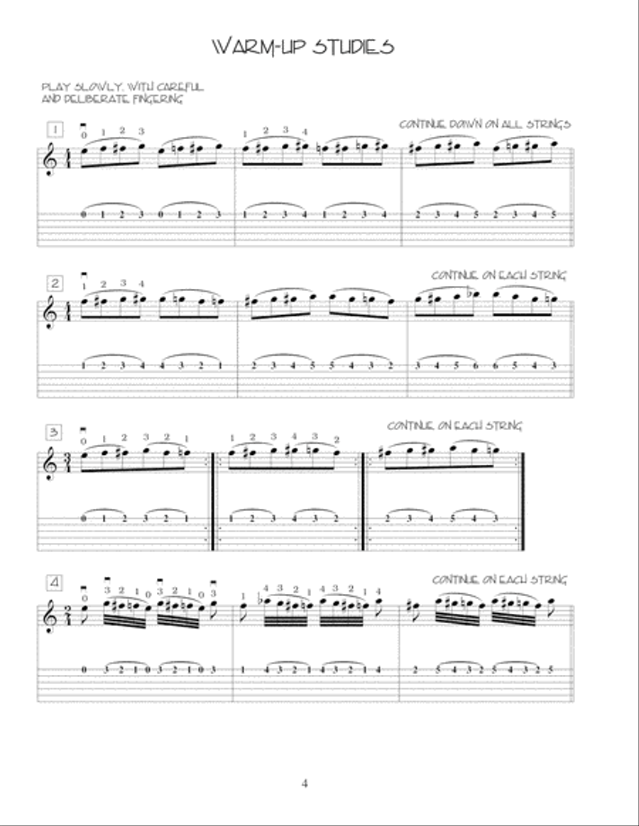 Guitar Journals - Flatpicking Acoustic Guitar scores gallery preview page 5