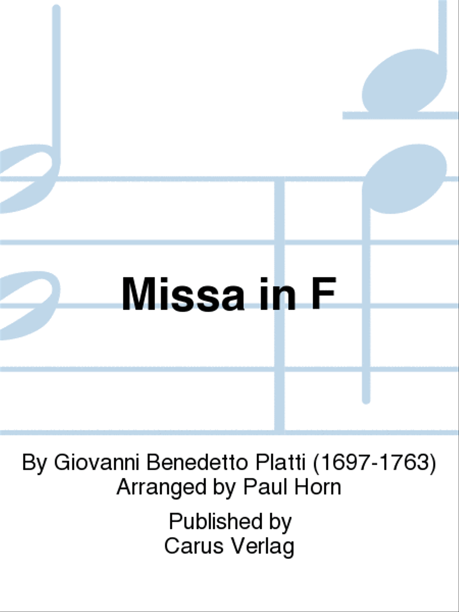 Mass in F major Violin scores gallery preview page 1