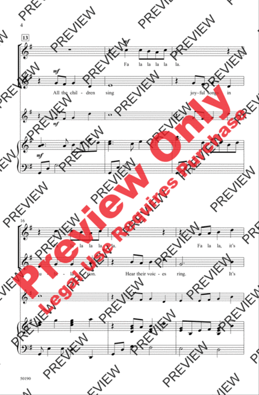 Christmastime Again Christmastime Again 2-Part scores gallery preview page 4