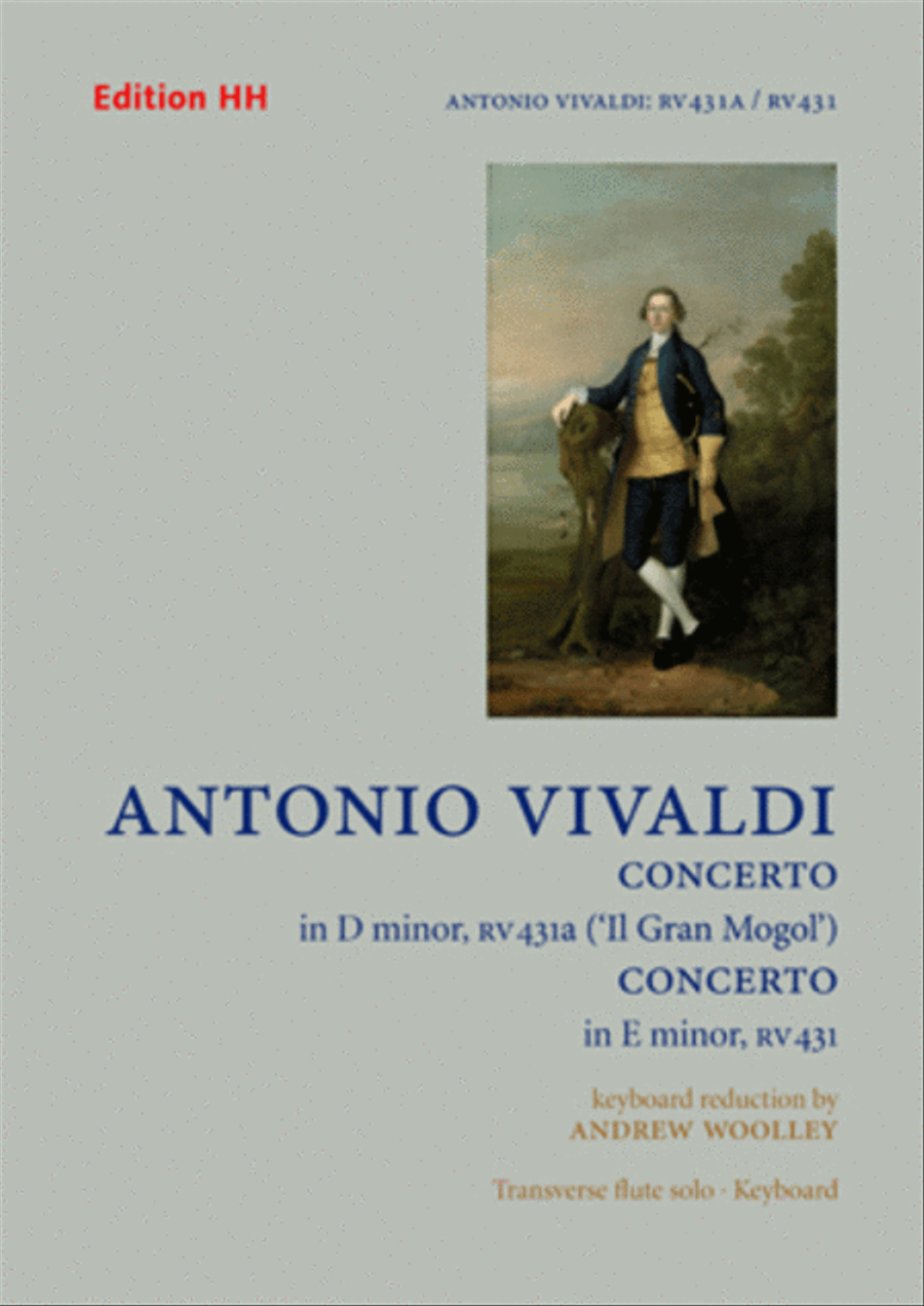 flute concertos ('Il Gran Mogol' RV431a and RV431) Flute Solo scores gallery preview page 1