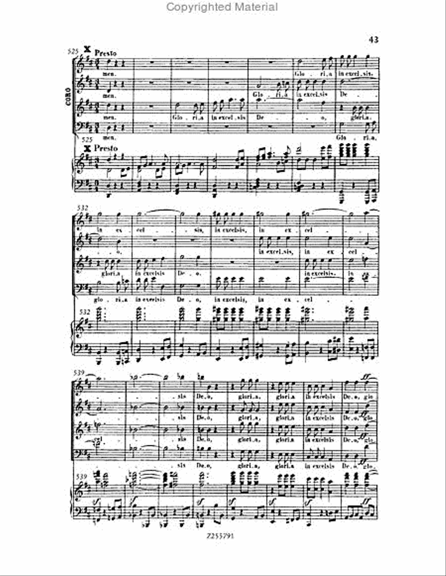 Missa Solemnis, Op.123 Choir scores gallery preview page 43