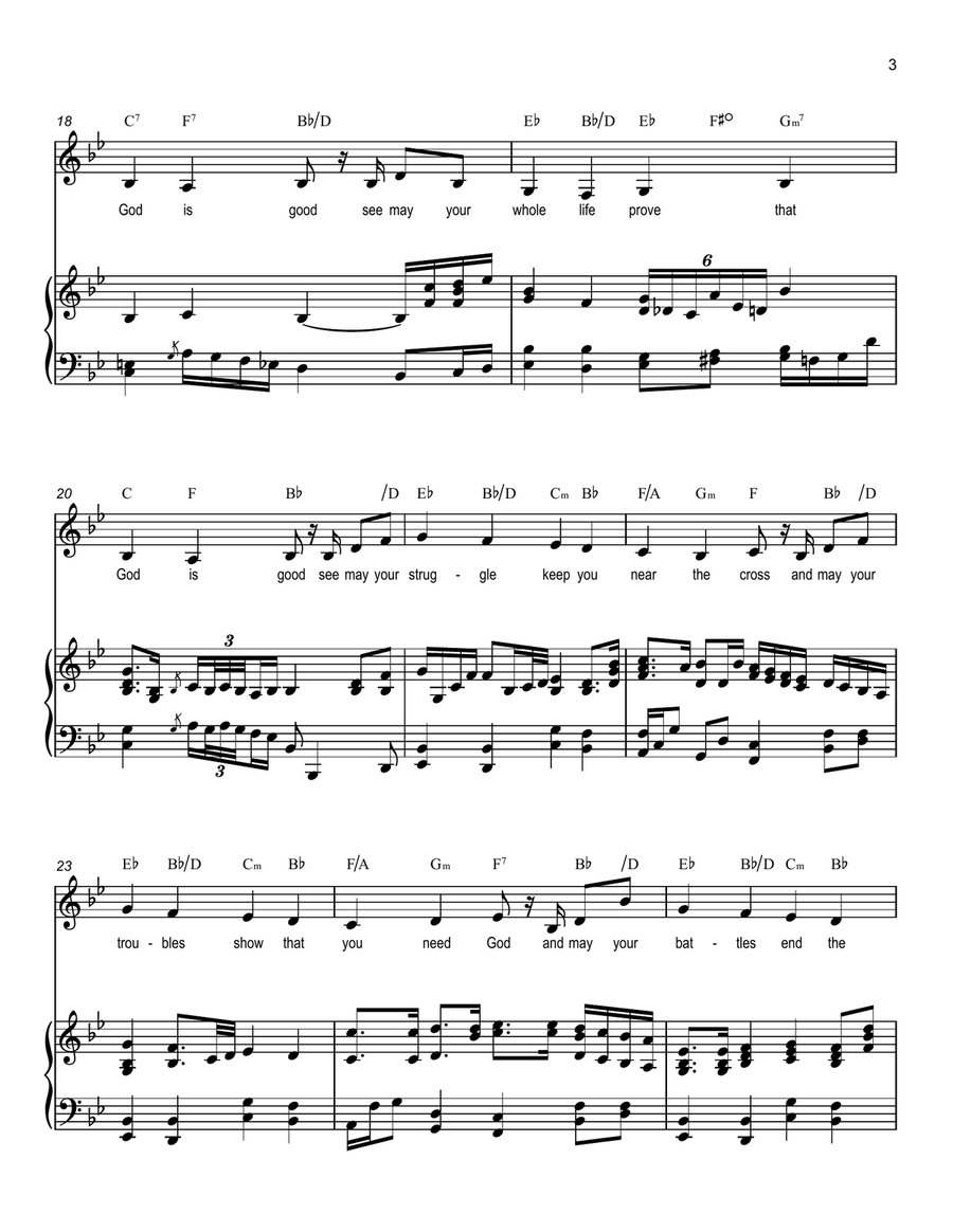 God Is Good God Is Good Voice scores gallery preview page 3