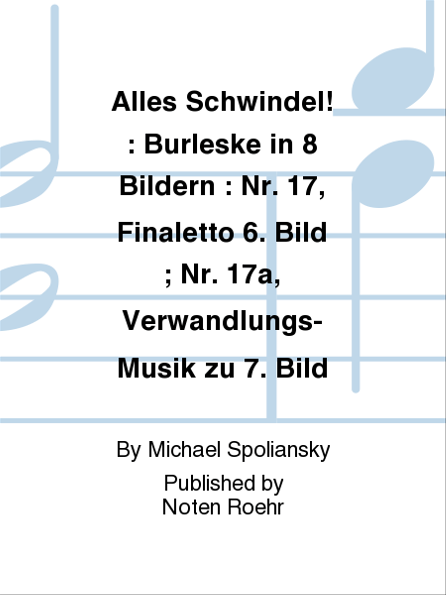 Alles Schwindel! Voice scores gallery preview page 1