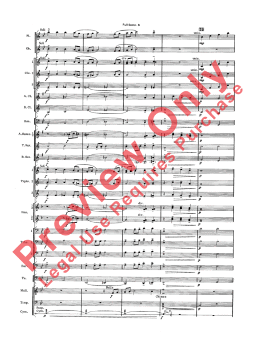 Have Yourself a Merry Little Christmas Concert Band scores gallery preview page 8