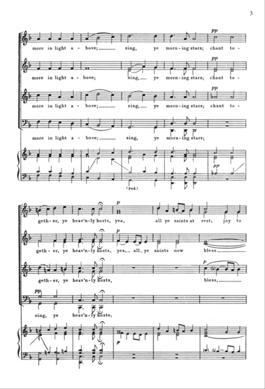 Adore Almighty God (Cherubim Song) Divisi scores gallery preview page 3