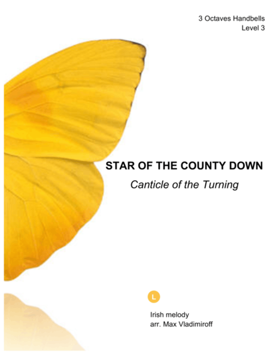 STAR OF THE COUNTY DOWN Handbell Choir scores gallery preview page 1