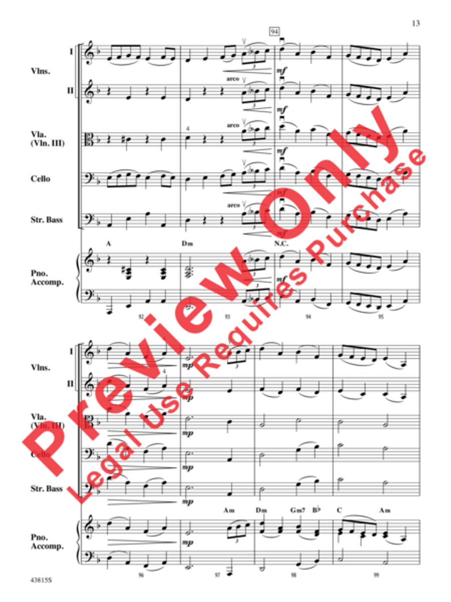 A Revolutionary War Tale A Revolutionary War Tale String Orchestra scores gallery preview page 14