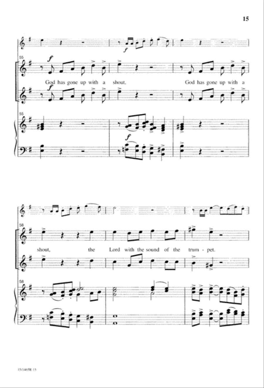 Cantate Domino SSAA scores gallery preview page 15