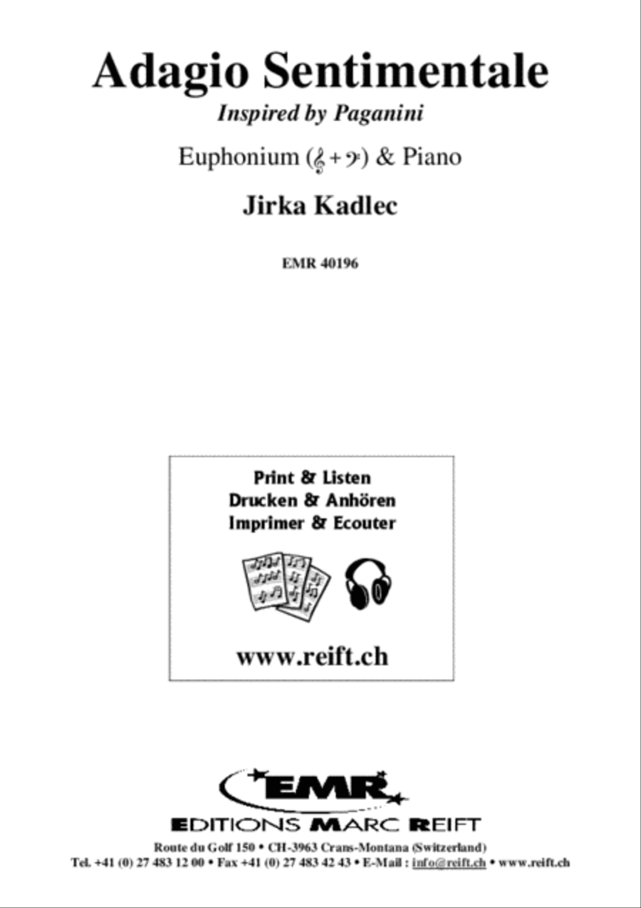 Adagio Sentimentale Euphonium scores gallery preview page 2