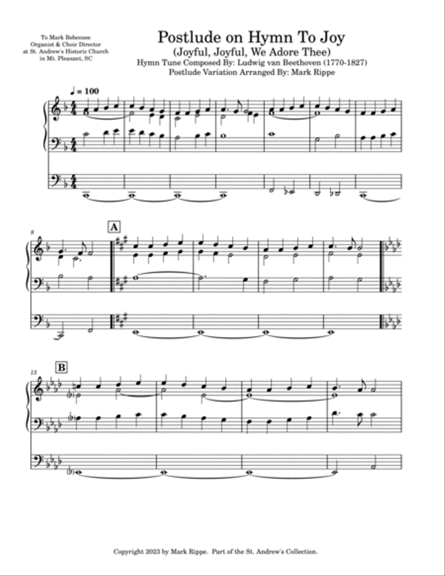 Postlude on 
