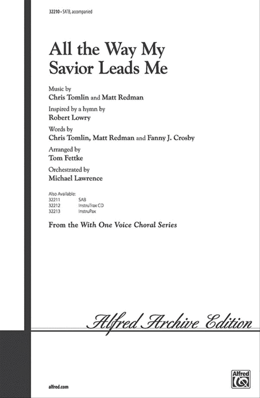 All the Way My Savior Leads Me 4-Part scores gallery preview page 1