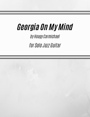 Georgia On My Mind