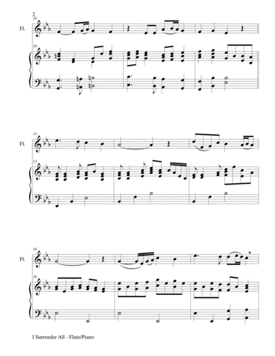 I SURRENDER ALL (Duet – Flute and Piano/Score and Parts) image number null