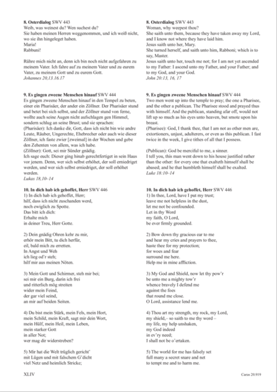 Opera varia I. Works with 1-7 parts (Complete edition, vol. 19) [Werke mit 1-7 obligaten Stimmen] Score scores gallery preview page 45