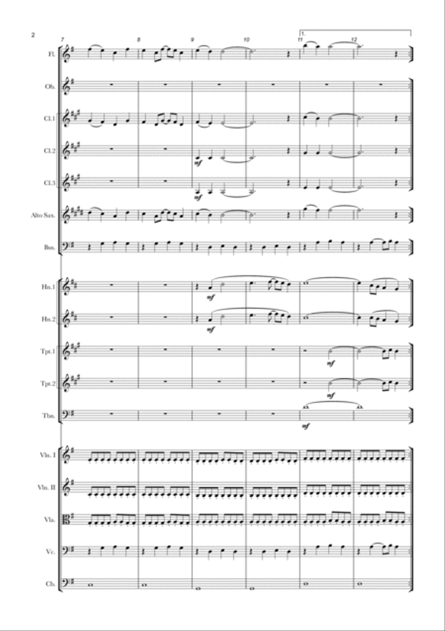 White Horses Full Orchestra scores gallery preview page 2