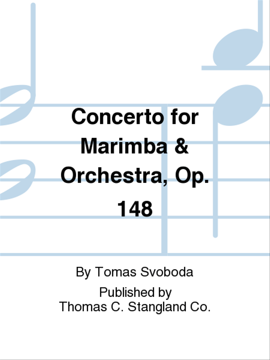 Concerto for Marimba & Orchestra, Op. 148