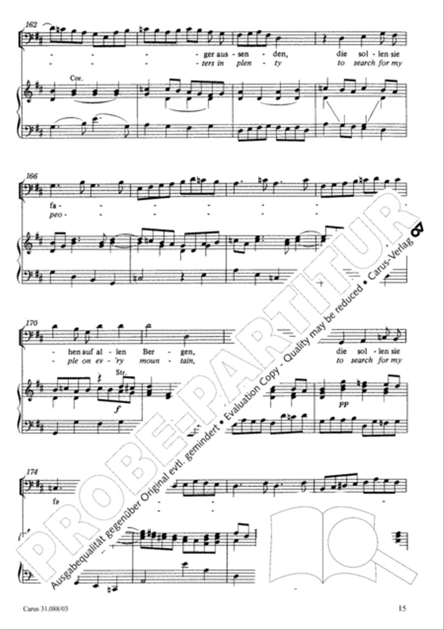 See now, as fishermen I will send you (Siehe, ich will viel Fischer aussenden) 4-Part scores gallery preview page 16