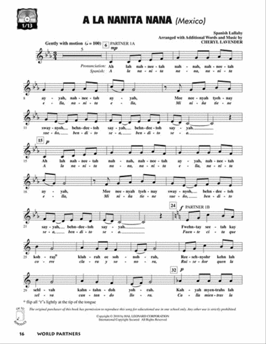 World Partners World Partners Choir scores gallery preview page 3