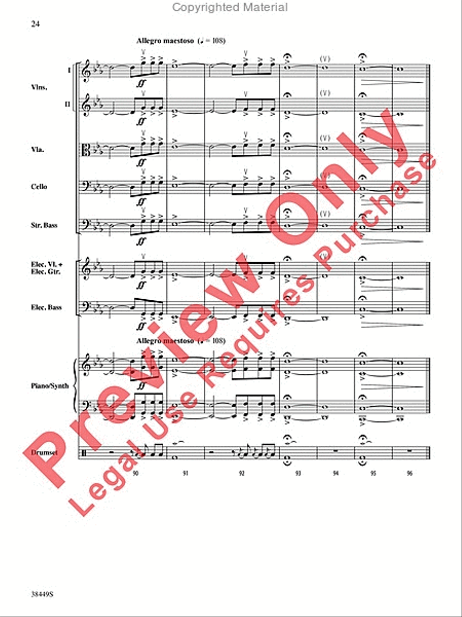 Requiem (The Fifth) String Orchestra scores gallery preview page 25