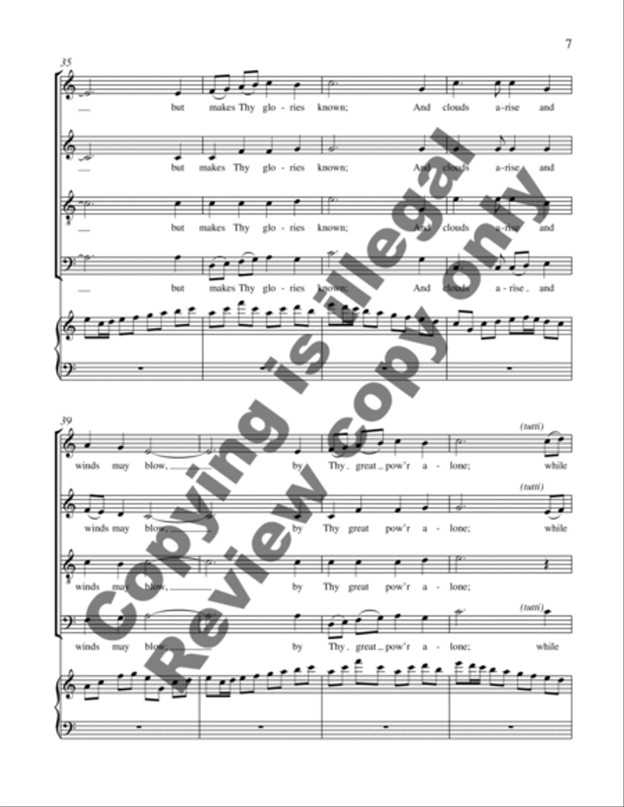 A Song of Praise 4-Part scores gallery preview page 10