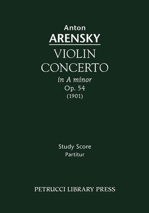 Book cover for Violin Concerto, Op.54