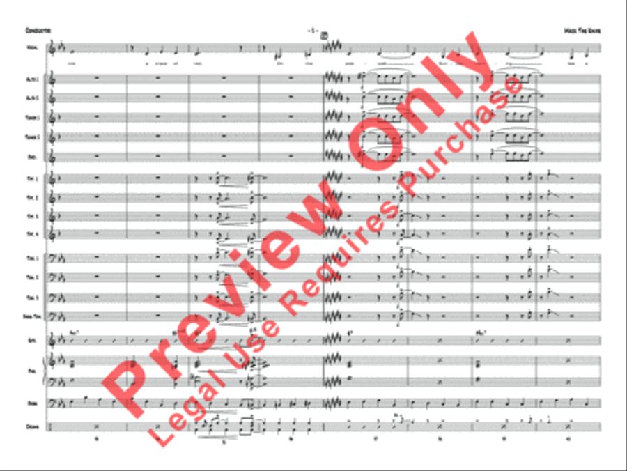 Mack the Knife Jazz Ensemble scores gallery preview page 8